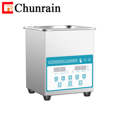 CR-010S 2L 60W Профессиональный настольный цифровой ультразвуковой очиститель с нагревателем и Degas и полуволновой для стоматологической лаборатории