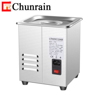 CR-010S 2L 60W Профессиональный настольный цифровой ультразвуковой очиститель с нагревателем и Degas и полуволновой для стоматологической лаборатории