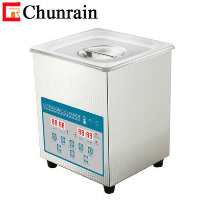 CR-010S 2L 60W Профессиональный настольный цифровой ультразвуковой очиститель с нагревателем и Degas и полуволновой для стоматологической лаборатории