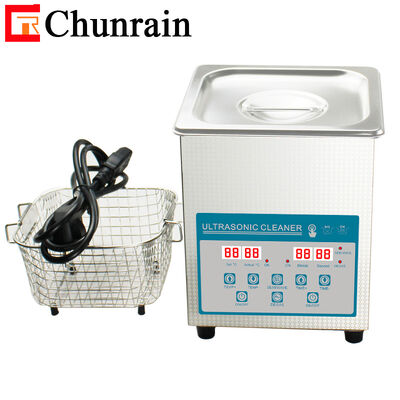CR-010S 2L 60W Профессиональный настольный цифровой ультразвуковой очиститель с нагревателем и Degas и полуволновой для стоматологической лаборатории