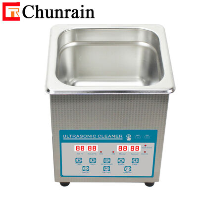CR-010S 2L 60W Профессиональный настольный цифровой ультразвуковой очиститель с нагревателем и Degas и полуволновой для стоматологической лаборатории