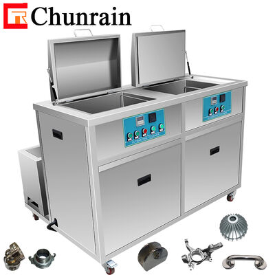 CR-2036GH 135L Промышленный ультразвуковый очиститель с несколькими резервуарами мощностью 4500 Вт с фильтрацией и сушкой для нефти / жира / ржавчины / углерода