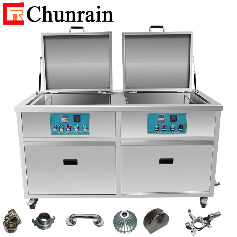 CR-2036GH 135L Промышленный ультразвуковый очиститель с несколькими резервуарами мощностью 4500 Вт с фильтрацией и сушкой для нефти / жира / ржавчины / углерода